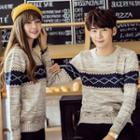 Couple Matching Long-sleeve Knit Sweater