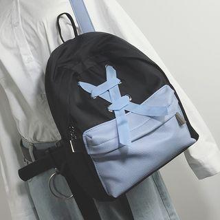 Lace Up Panel Backpack