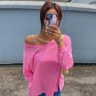 Bishop-sleeve Oversized T-shirt