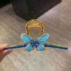 Butterfly Acrylic Alloy Hair Clamp