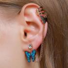 Butterfly Chained Alloy Earring