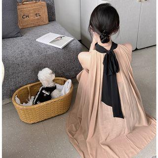 Set: A-line Mini Halter Dress + Slipdress
