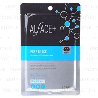 Alface+ - Pure Black Aqua Moisture Sheet Mask 1 Pc