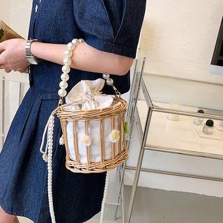 Woven Pearl Crossbody Bag ( Various Designs )