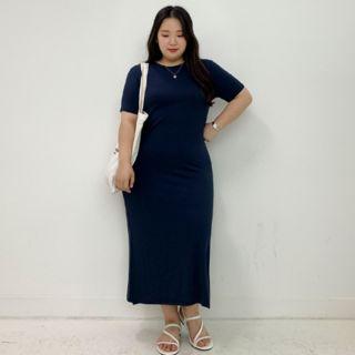 Fits All Stretchy Maxi T-shirt Dress