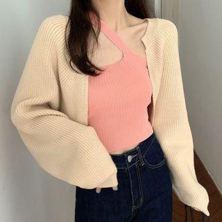 One Strap Tank Top / Cardigan