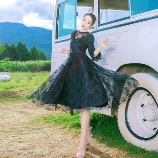 Lace A-line Party Dress