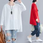 Dip Back Long-sleeve T-shirt