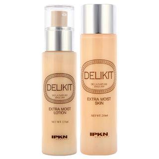 Ipkn - Delikit Extra Moisture Set (for Dry Skin): Skin 210ml + Lotion 135ml