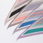 Multicolor-stripe Rhombus Scarf