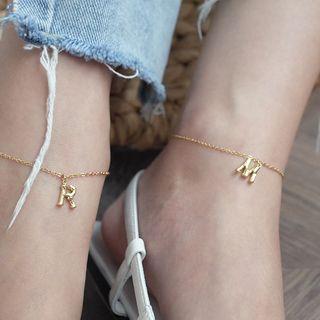 Alloy Alphabet Anklet