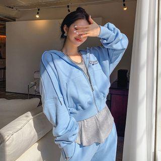 Original Zip-up Cropped Hoodie