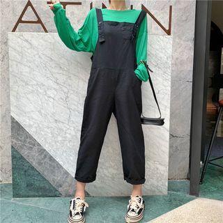 Long-sleeve Plain Tee / Plain Jumper Pants