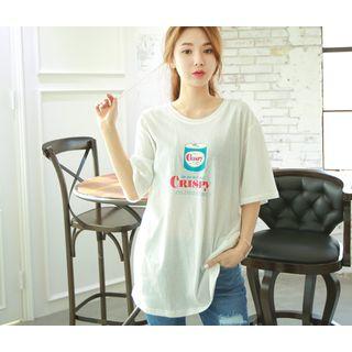 Round-neck Graphic T-shirt
