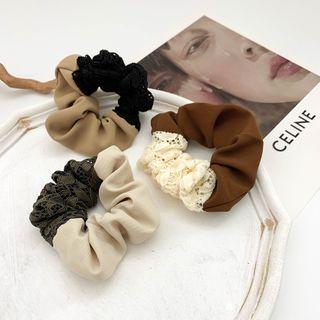 Lace Trim Hair Tie