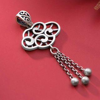 925 Sterling Silver Lock Pendant As Shown In Figure - One Size