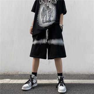 Tie-dyed Wide Leg Shorts
