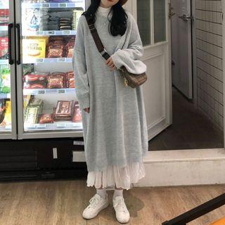 Midi Sweater Dress / Midi Chiffon Skirt