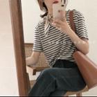 Short-sleeve Striped T-shirt / Long-sleeve Striped T-shirt
