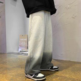 Gradient Drawstring-cuff Pants