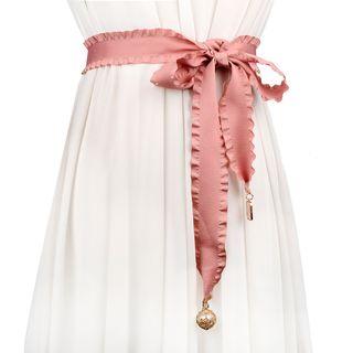 Tied Frilled Belt