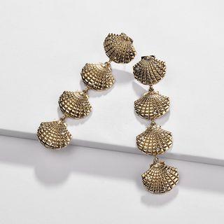 Alloy Shell Earrings  - One Size