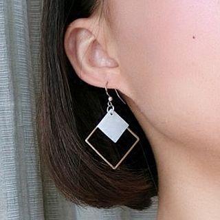 Square Drop Earrings