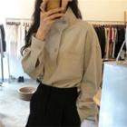 Pocket Detail Henley Shirt