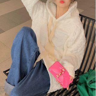 Oversized Hoodie White - One Size