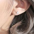 Non-matching Snowflake Sterling Silver Earring