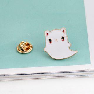 Cartoon Brooch Xz348 - White - One Size