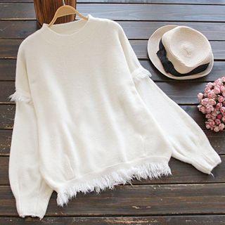 Fringe Hem Sweater