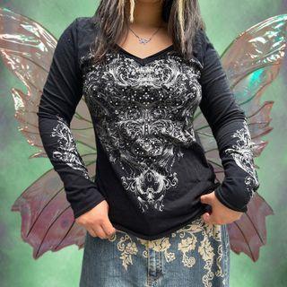 Heart-print Long-sleeve T-shirt