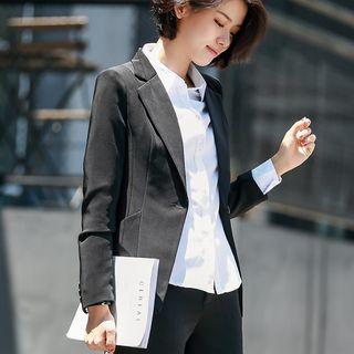 Set: Plain Blazer + Pencil Skirt + Dress Pants