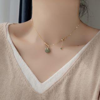 Gemstone Pendant 925 Sterling Silver Necklace