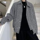 Pattern Button-up Jacket