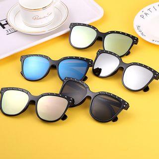 Studded Mirrored Sunglasses