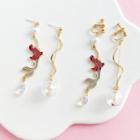 Non-matching Mermaid Drop Earring / Clip-on Earring