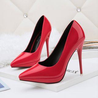Pointy Platform Stiletto-heel Pumps