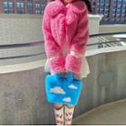Bow Fleece Cardigan