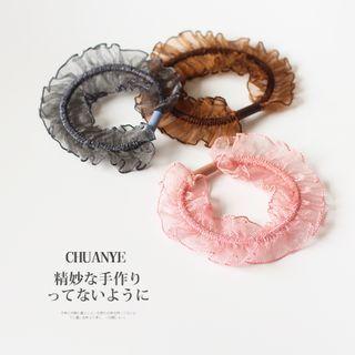 Ruffle Mesh Hair Tie