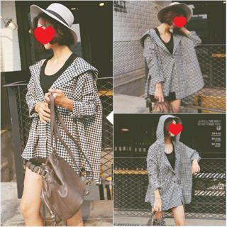 Irregular Plaid Shirt As Shown In Figure - One Size