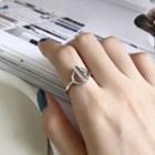 Toggle Open Ring Silver - One Size