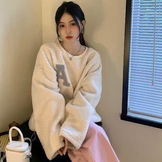 Round-neck Long-sleeve Sweatshirt Jacket