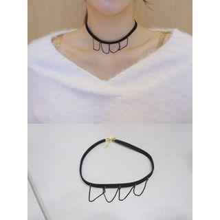 Faux-suede Choker