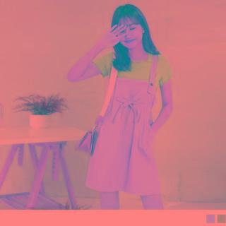 Drawstring Plain Overall Dress