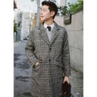 Single-breasted Glen-plaid Coat