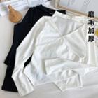 Details Asymmetrical Halter Crop T-shirt