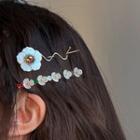 Shell Alloy Hair Stick Blue - One Size