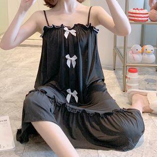 Bow Strappy Sleep Dress
